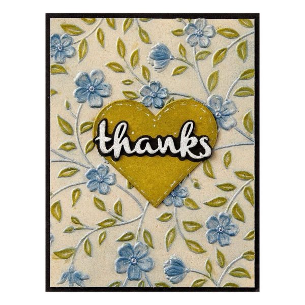 Spellbinders - Flowers & Foliage 3D Embossing Folder - Bilde 4