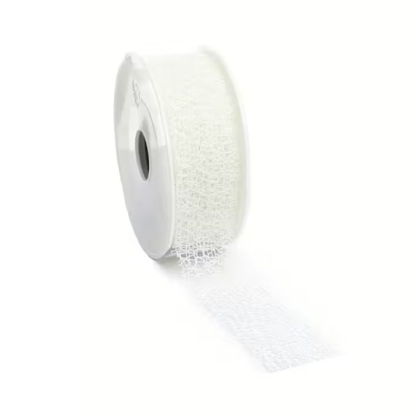Crispy Ribbon - 10mm - Creme (metervare)