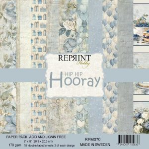 Reprint - 8x8 Paper Pack - Hip hip Hooray