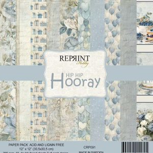Reprint - 12x12 Paper Pack - Hip hip Hooray