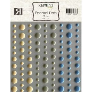 Reprint - Enamel Dots - Hip hip Hooray