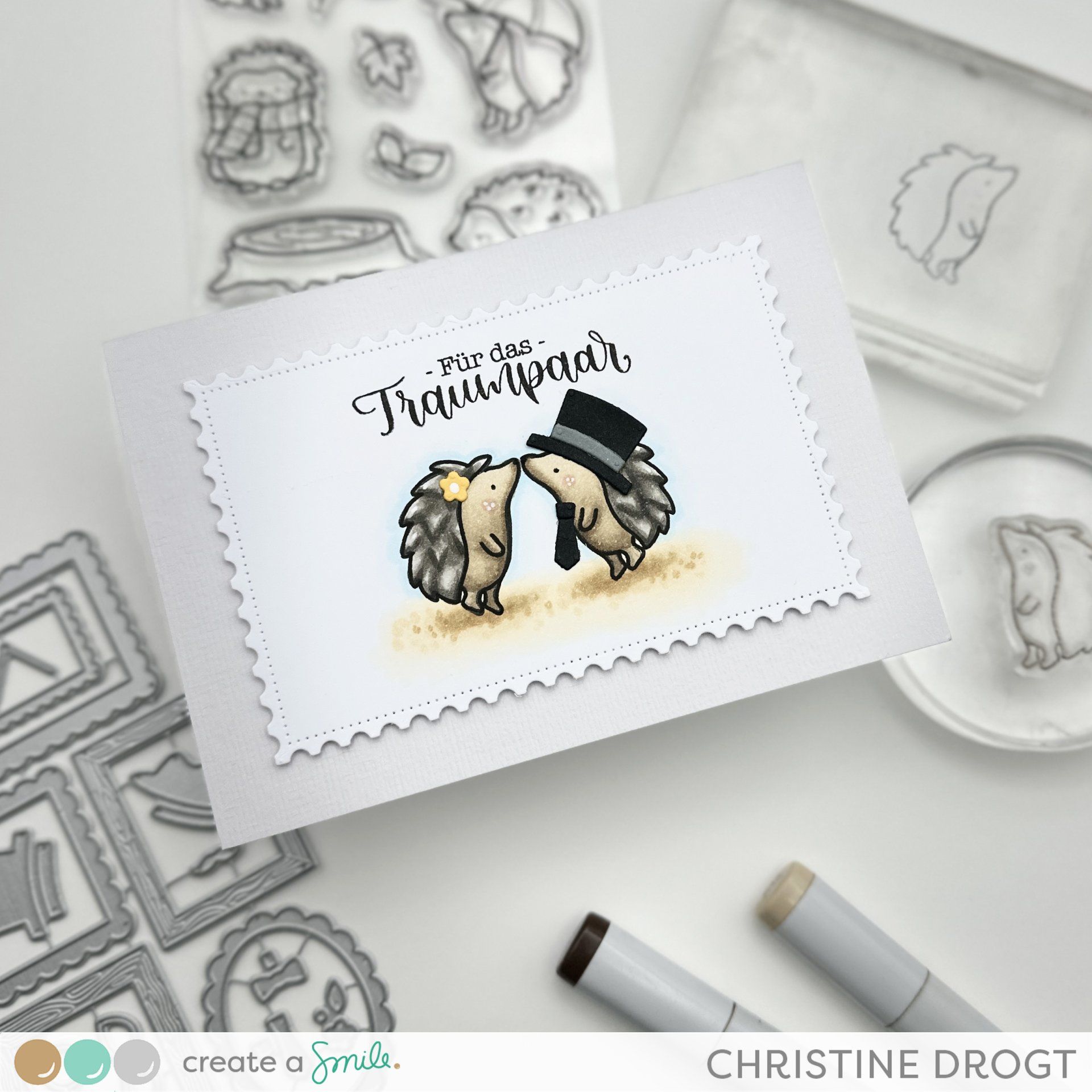 Create A Smile - Stempel A7 - Spiegelhilfe - Bilde 2