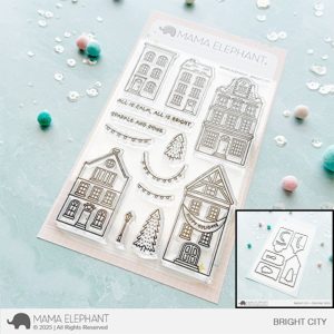 Mama Elephant - Bright City Stamp & Die Bundle