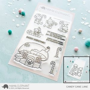 Mama Elephant - Candy Cane Lane Stamp & Die Bundle