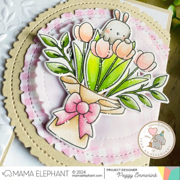 Mama Elephant - Build a Bouquet Stamp & Die Bundle - Bilde 5