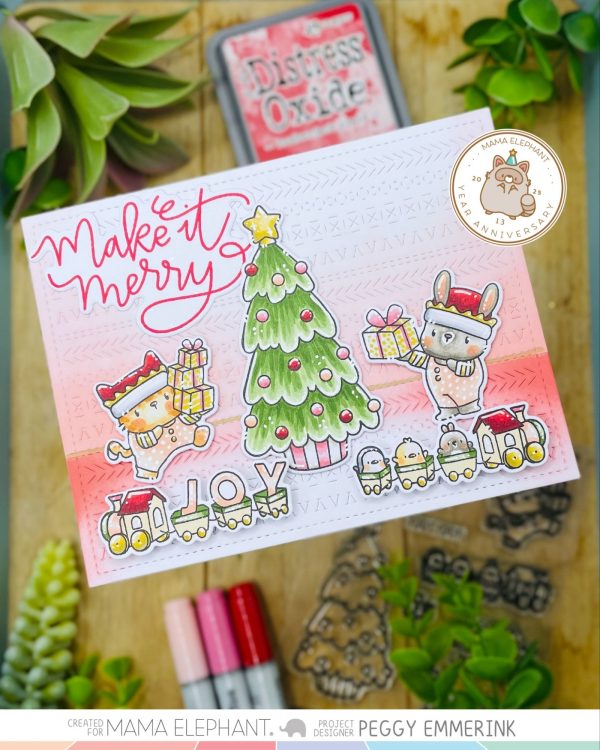 Mama Elephant - Tiny Helpers Stamp & Die Bundle - Bilde 2