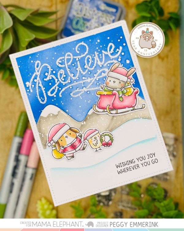 Mama Elephant - Santa's Friends Stamp & Die Bundle - Bilde 2