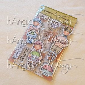 hÄnglar & Wings - A6 Clear Stamps - Tre Bakverk (Höstkit)