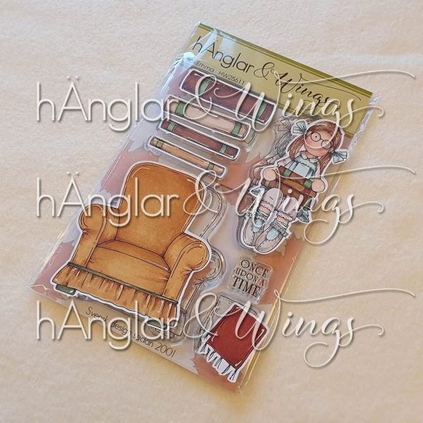 hÄnglar & Wings - A6 Clear Stamps - BokEmma (Höstkit)