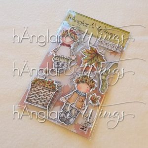 hÄnglar & Wings - A6 Clear Stamps - Lönn (Höstkit)