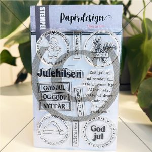 Papirdesign - Stempel - God jul og godt nytt år