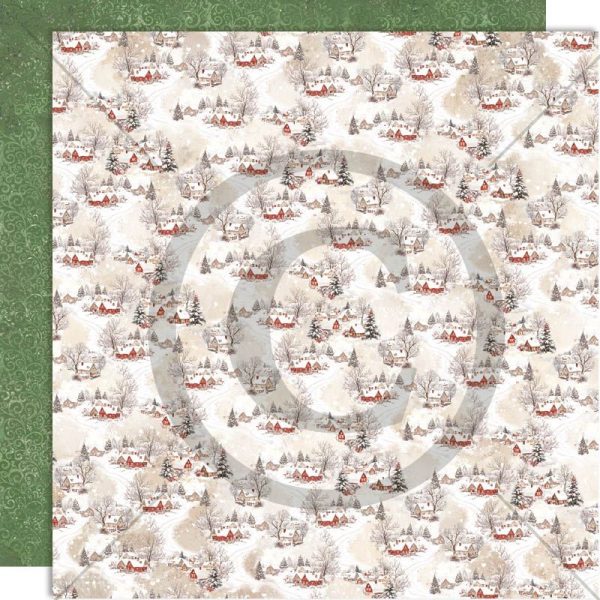 Papirdesign - 12x12 - Julekveld - Juleby