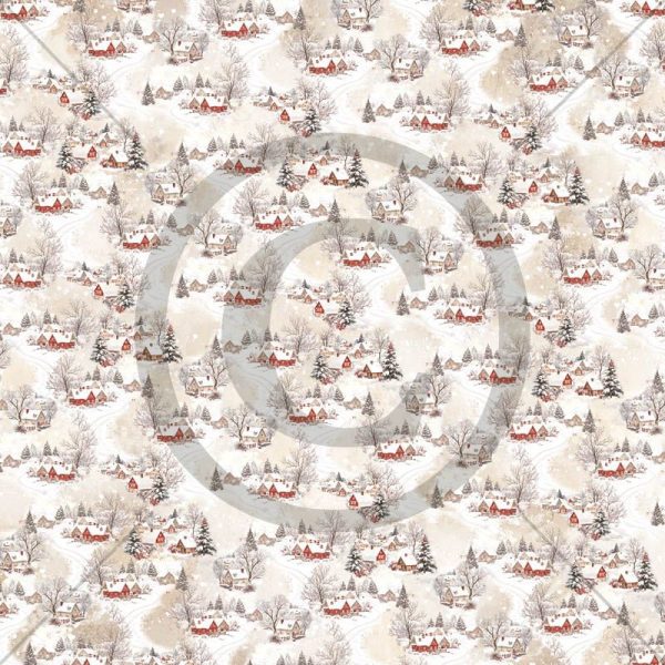 Papirdesign - 12x12 - Julekveld - Juleby - Bilde 2