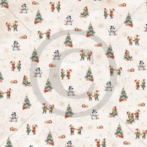 Papirdesign - 12x12 - Julekveld - Barnas jul - Bilde 2
