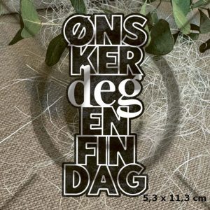 Papirdesign - Dies - Ønsker deg en fin dag