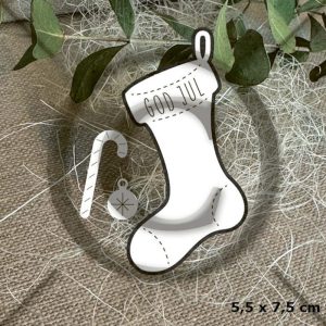 Papirdesign - Dies - Julestrømpe 3