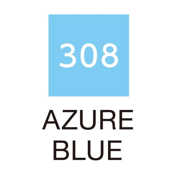 ZIG Clean Color Real Brush - 308 Azure Blue - Bilde 2