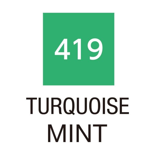 ZIG Clean Color Real Brush - 419 Turquoise Mint - Bilde 2