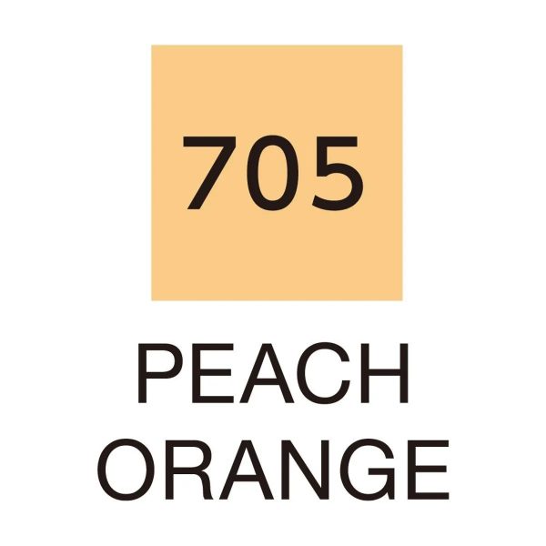 ZIG Clean Color Real Brush - 705 Peach Orange - Bilde 2