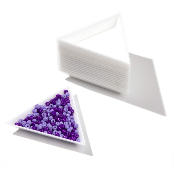 Cousin DIY - Triangle Bead Trays 3pc - Bilde 2