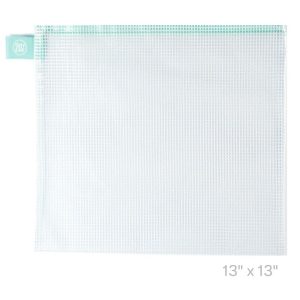 Avery Elle - Zippered Vinyl Mesh Pouch - Extra Large