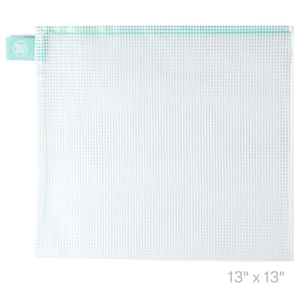 Avery Elle - Zippered Vinyl Mesh Pouch - Extra Large
