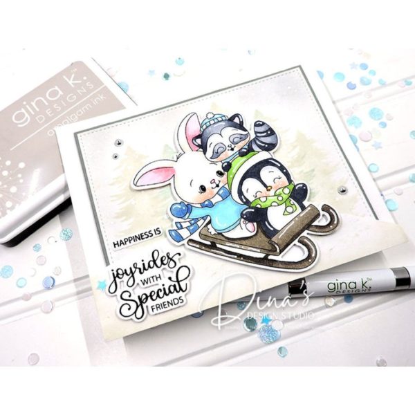 Gina K. Designs - Furry Flurries Clear Stamps - Bilde 7