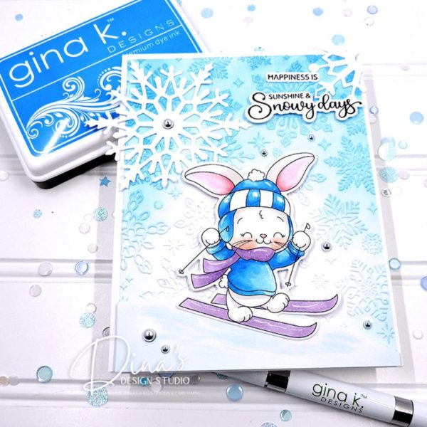 Gina K. Designs - Furry Flurries Clear Stamps - Bilde 4
