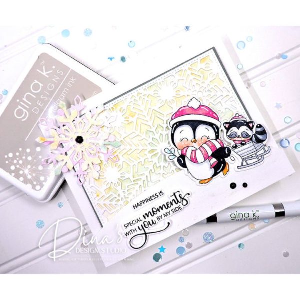 Gina K. Designs - Furry Flurries Clear Stamps - Bilde 5