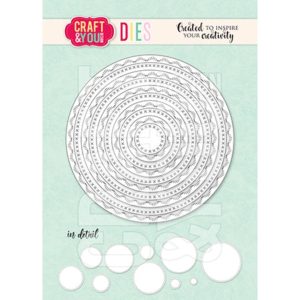 Craft & You - Circles Base Decorative Stitches Dies