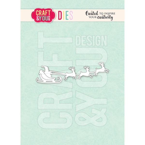 Craft & You - Santa Claus with a Sleigh Die