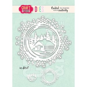 Craft & You - Snowflakes Frame Dies