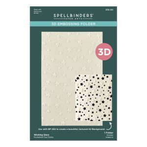 Spellbinders - Wishing Stars 3D Embossing Folder