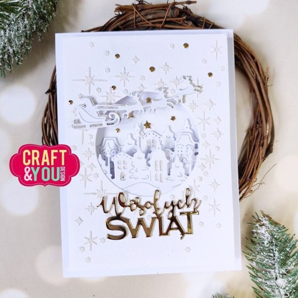 Craft & You - Santa Claus with a Sleigh Die - Bilde 3