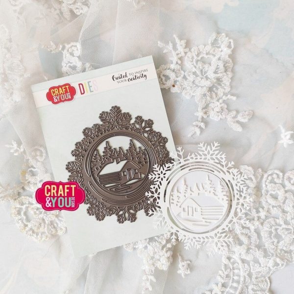 Craft & You - Snowflakes Frame Dies - Bilde 2
