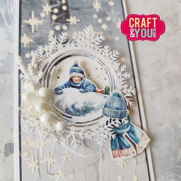 Craft & You - Snowflakes Frame Dies - Bilde 4