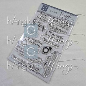 by Cino | hÄnglar & Wings - A6 Clear Stamps - Kompis