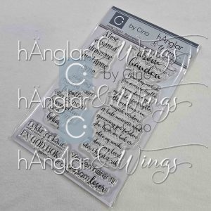 by Cino | hÄnglar & Wings - A6 Clear Stamps - Bokmerke