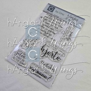 by Cino | hÄnglar & Wings - A6 Clear Stamps - Vinterkos