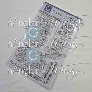 by Cino | hÄnglar & Wings - A6 Clear Stamps - Overgangsalder