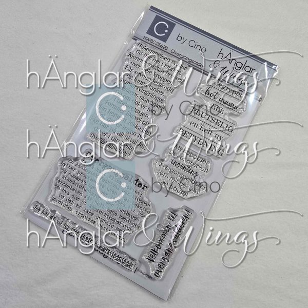 by Cino | hÄnglar & Wings - A6 Clear Stamps - Overgangsalder
