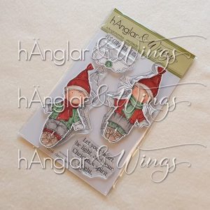 hÄnglar & Wings - A6 Clear Stamps - hÄnglatomtar