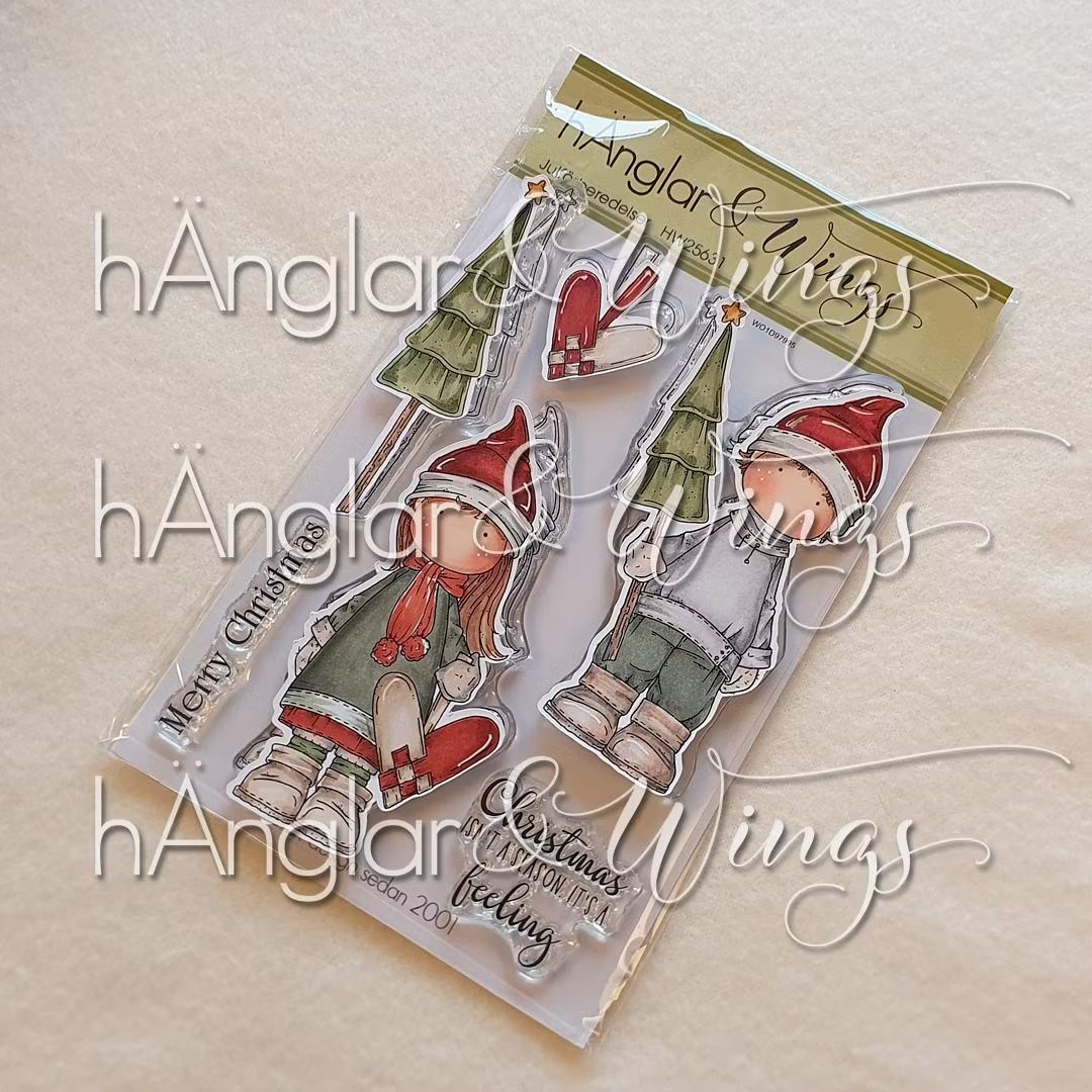 hÄnglar & Wings - A6 Clear Stamps - Julförberedelser