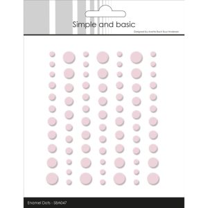 Simple and basic - Matte Enamel Dots 047 - Light Pink