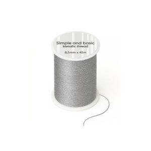 Simple and Basic - Metallic Thread - Silver