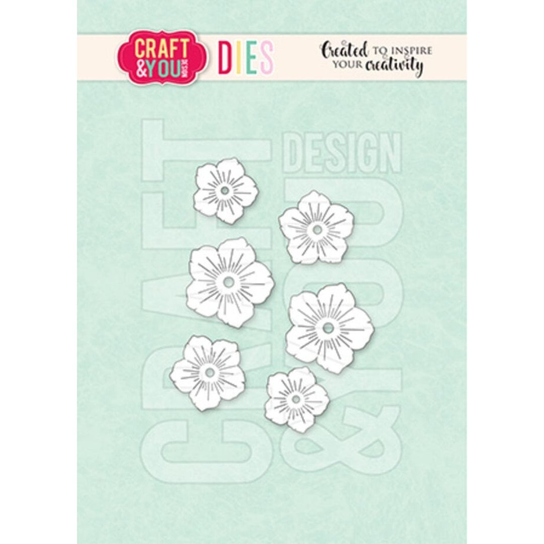Craft & You - Dies - Mini Flowers by Gosia