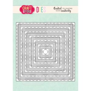 Craft & You - Dies - Square Decorative Stitches