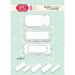 Craft & You - Dies - Set of 3 Tickets