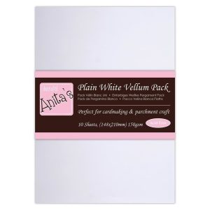 Anita's - Plain White Vellum Pack