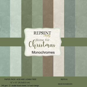 Reprint - Monochromes 12x12 - Home for Christmas